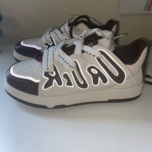 Brown and White Sneakers 🤍🤎